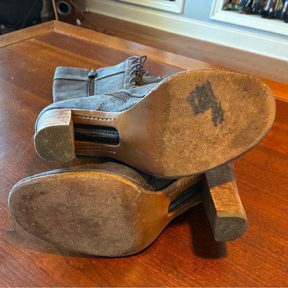 Frye Villager Lace Up Knee High Boots - Picture 7 of 7